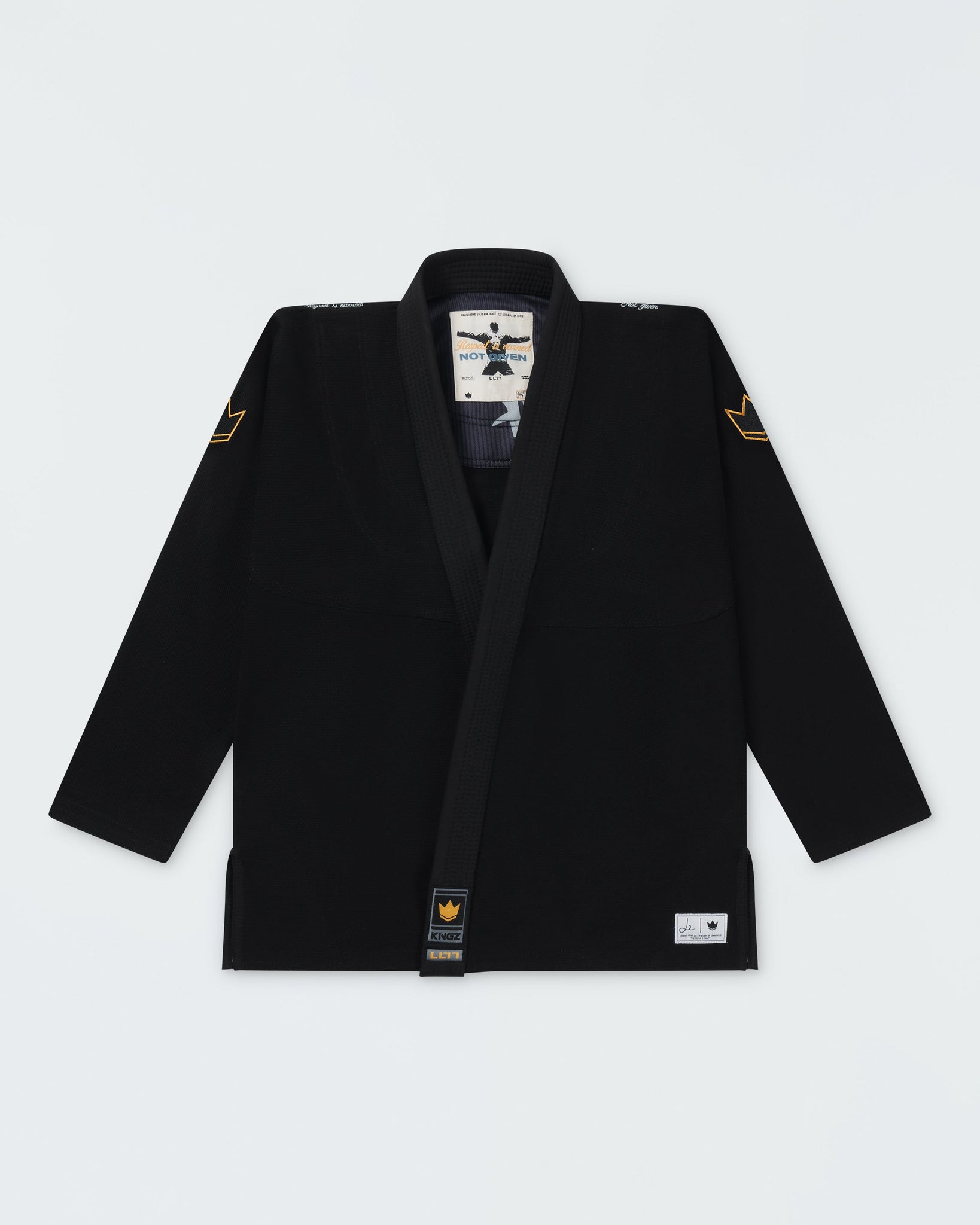 Kingz Legends Never Die Respect Women's BJJ Gi - Black