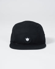 Crown Patch Strapback Hat - Black Hat Kingz