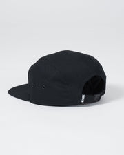 Crown Patch Strapback Hat - Black Hat Kingz