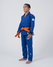 Kingz The ONE V2 Kids BJJ Gi - Blue Jiu Jitsu Gear Kingz