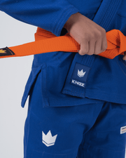 Kingz The ONE V2 Kids BJJ Gi - Blue Jiu Jitsu Gear Kingz