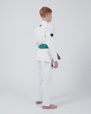 Kingz The ONE V2 Kids BJJ Gi - White Jiu Jitsu Gear Kingz