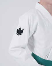 Kingz The ONE V2 Kids BJJ Gi - White Jiu Jitsu Gear Kingz