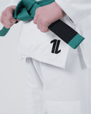 Kingz The ONE V2 Kids BJJ Gi - White Jiu Jitsu Gear Kingz