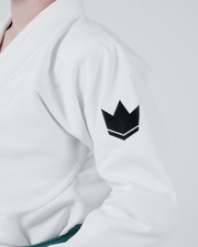 Kingz The ONE V2 Kids BJJ Gi - White Jiu Jitsu Gear Kingz