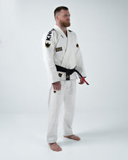 Comp 450 V6 Jiu Jitsu Gi - White Kimonos Kingz