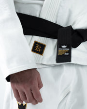 Comp 450 V6 Jiu Jitsu Gi - White Kimonos Kingz