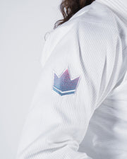 Empowered Womens Jiu Jitsu Gi - White Kimonos Kingz