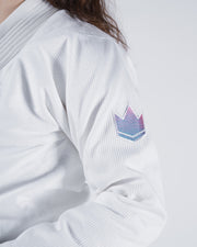 Empowered Womens Jiu Jitsu Gi - White Kimonos Kingz