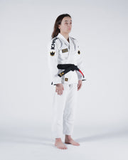 Comp 450 V6 Womens Gi - White Kimonos Kingz