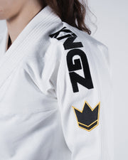 Comp 450 V6 Womens Gi - White Kimonos Kingz