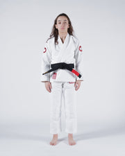 Classic 3.0 Womens Jiu Jitsu Gi - White Kimonos Kingz