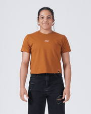 Script Women's Heavyweight Tee Streetwear Kingz XS Clay