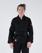 Empowered Womens Jiu Jitsu Gi - Black Kimonos Kingz F0 Black