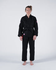 Empowered Womens Jiu Jitsu Gi - Black Kimonos Kingz