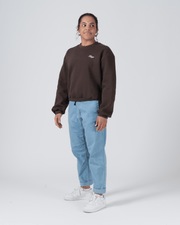 Script Women's Crewneck Sweatshirt Streetwear Kingz