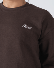 Script Women's Crewneck Sweatshirt Streetwear Kingz