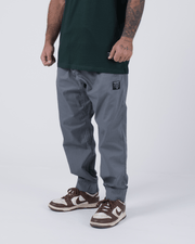 Casual Rip Stop Gi Pant - Grey Jiu Jitsu Gear Kingz