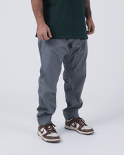 Casual Rip Stop Gi Pant - Grey Jiu Jitsu Gear Kingz