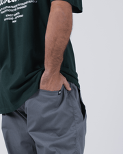 Casual Rip Stop Gi Pant - Grey Jiu Jitsu Gear Kingz