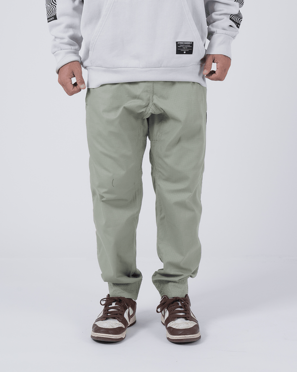 Kingz Casual Rip Stop Men's Gi Pants - Sage