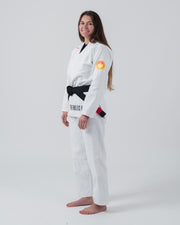 Endless Roll Womens Jiu Jitsu Gi - White (F0 only) KIMONOS Kingz