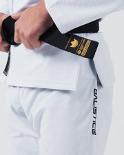Balistico 4.0 Brazilian Jiu Jitsu Gi - White Jiu Jitsu Gear Kingz