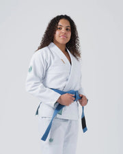 Balistico 4.0 Womens Jiu Jitsu Gi - White - 2023 Edition Kimonos Kingz