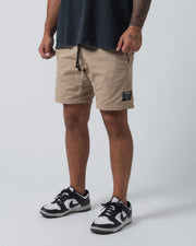 Casual Gi Shorts - Khaki No-Gi & Compression Kingz