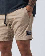 Casual Gi Shorts - Khaki No-Gi & Compression Kingz