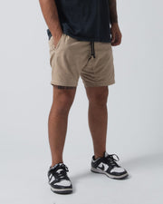 Casual Gi Shorts - Khaki No-Gi & Compression Kingz