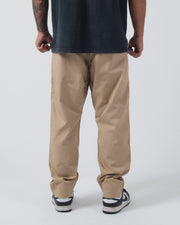 Casual Rip Stop Gi Pant - Khaki Jiu Jitsu Gear Kingz