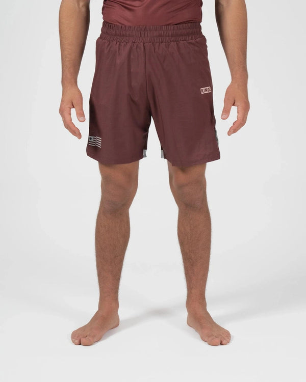 Kingz Trooper Men's Grappling Shorts - Maroon