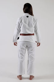 The ONE Womens Jiu Jitsu Gi - White - FREE White Belt (F3 only) KIMONOS KingzKimonos.com