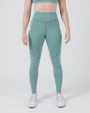 Kore Womens Grappling Spats - Green No-Gi & Compression Kingz XS