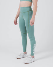 Kore Womens Grappling Spats - Green No-Gi & Compression Kingz
