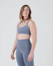 Kore Womens Sports Bra - Smoke Blue Kingz