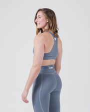 Kore Womens Sports Bra - Smoke Blue Kingz