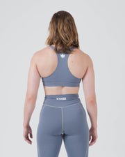 Kore Womens Sports Bra - Smoke Blue Kingz