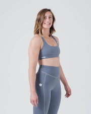 Kore Womens Sports Bra - Smoke Blue Kingz