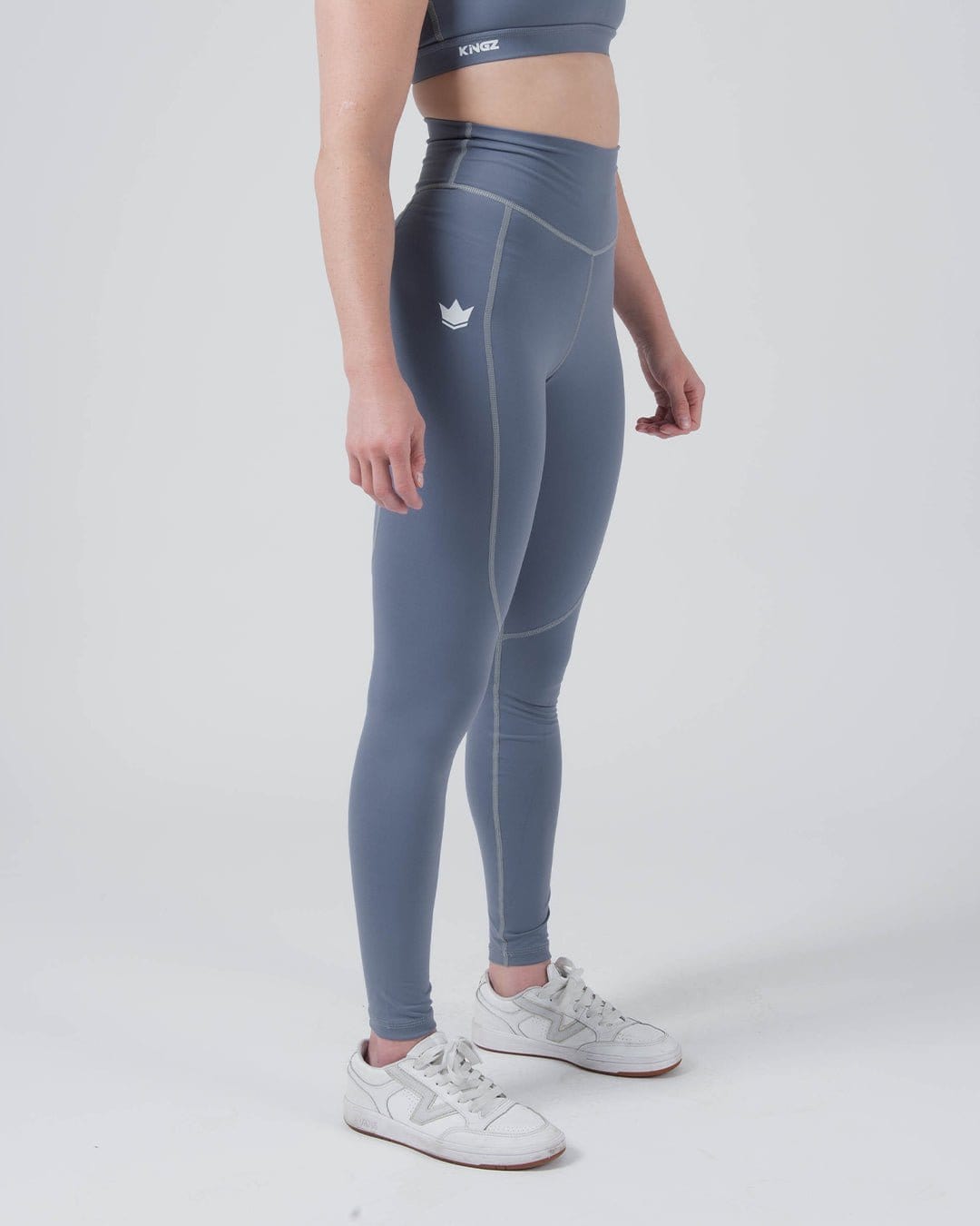 Kore Womens Grappling Spats - Smoke Blue