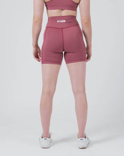 Kore Womens Training Shorts - Red Kingz