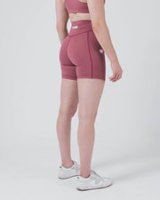 Kore Womens Training Shorts - Red Kingz
