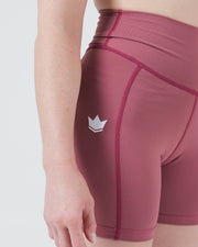 Kore Womens Training Shorts - Red Kingz