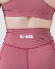 Kore Womens Training Shorts - Red Kingz