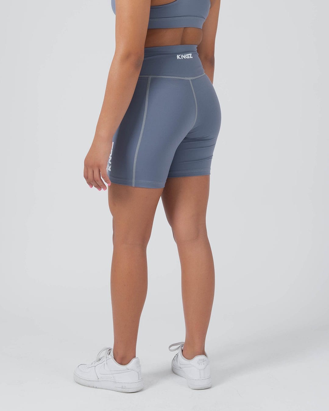 Kore Womens Training Shorts - Smoke Blue