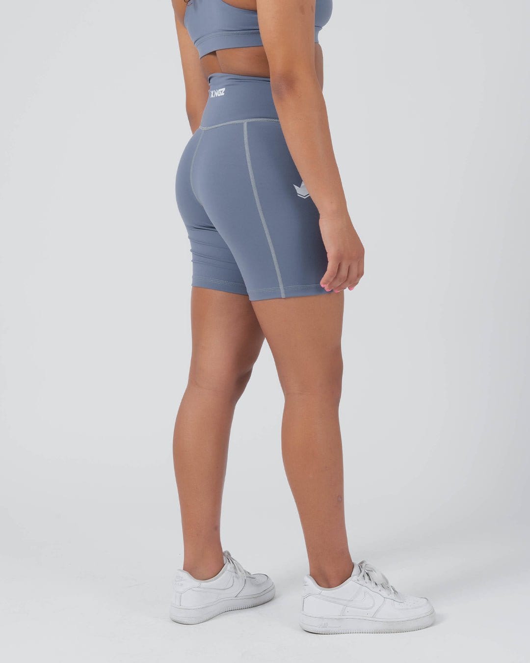 Kore Womens Training Shorts - Smoke Blue