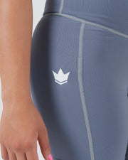 Kore Womens Training Shorts - Smoke Blue Kingz