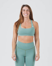 Kore Womens Sports Bra - Green Kingz XS