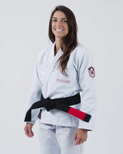 Balistico 3.0 Womens Jiu Jitsu Gi - White (F0 and F5 only) Kimonos Kingz